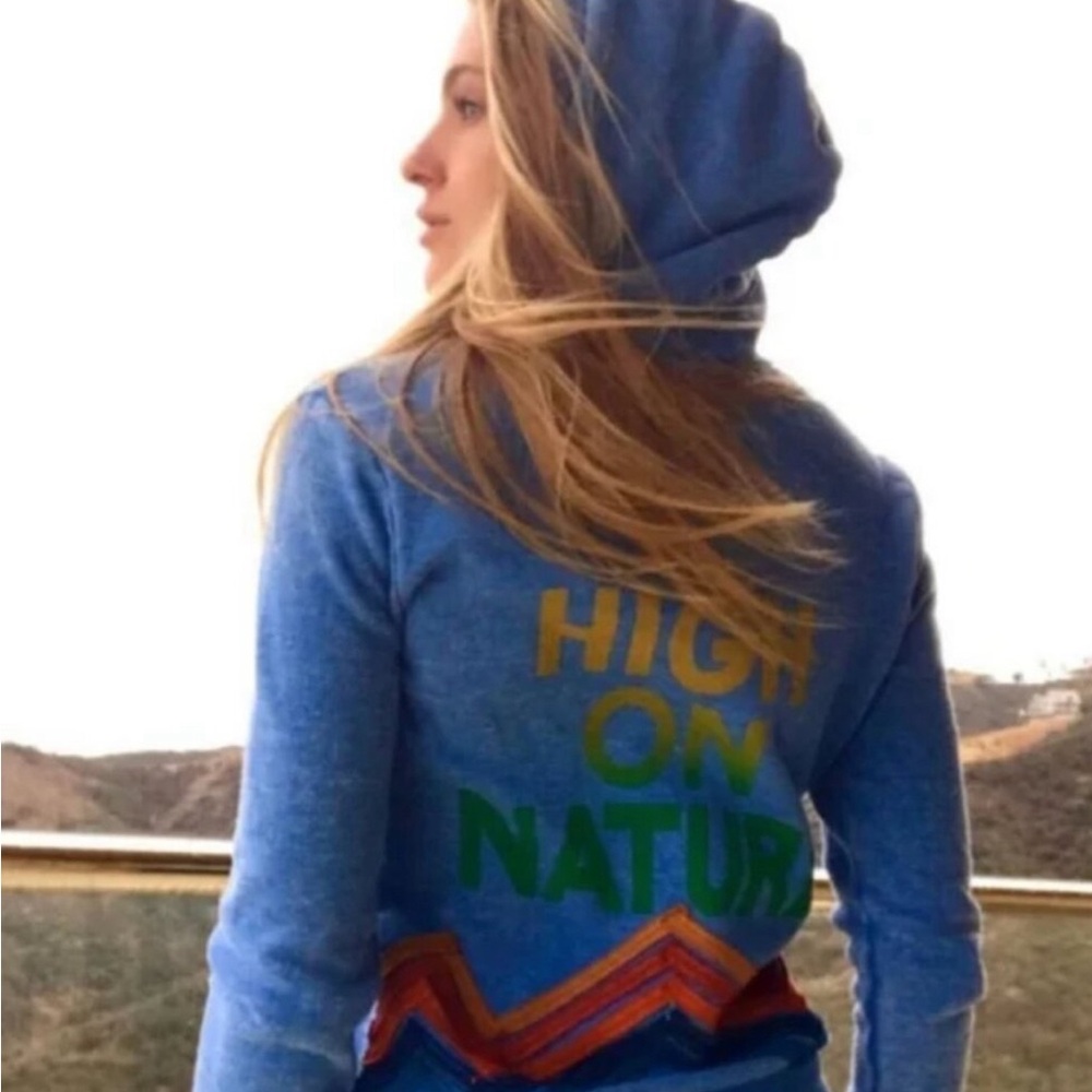 Aviator Nation rare “high on nature” full zip unisex size M